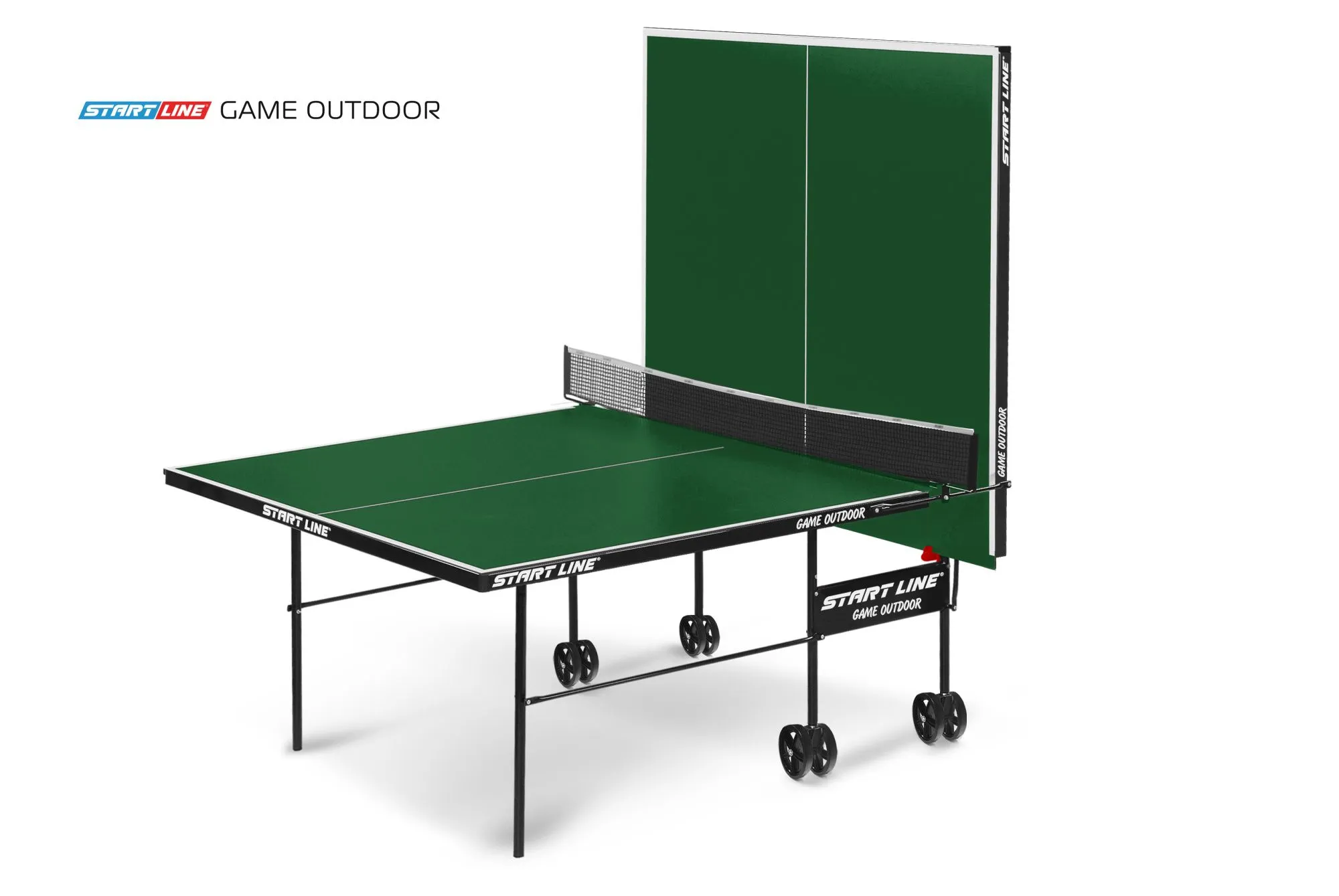 Стол теннисный Game Всепогодный с сеткой Зелёный